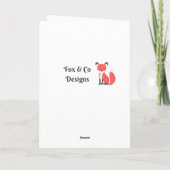 Grappige wenskaart kaart (Achterkant)