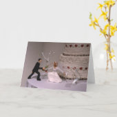 Grappige wenskaarten kaart (Gele Bloem)