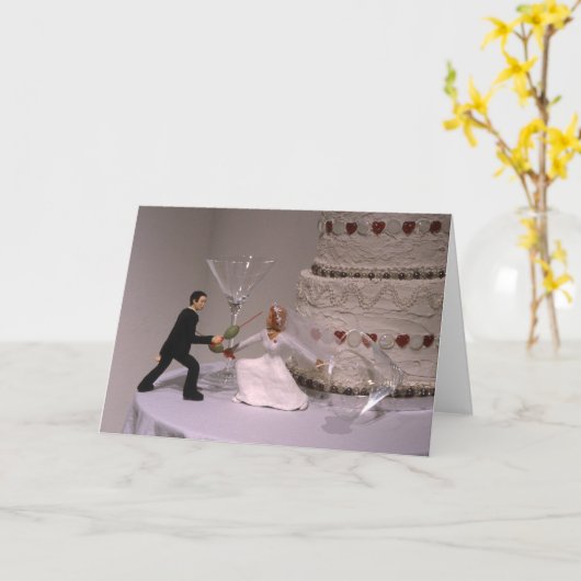 Grappige wenskaarten kaart (Gele Bloem)