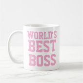 Grappige wereld beste baas koffiemok (Links)