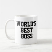 Grappige wereld beste baas koffiemok (Links)
