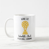 Grappige Wereld Beste Pickleball Oma Gift, Custom Koffiemok (Links)