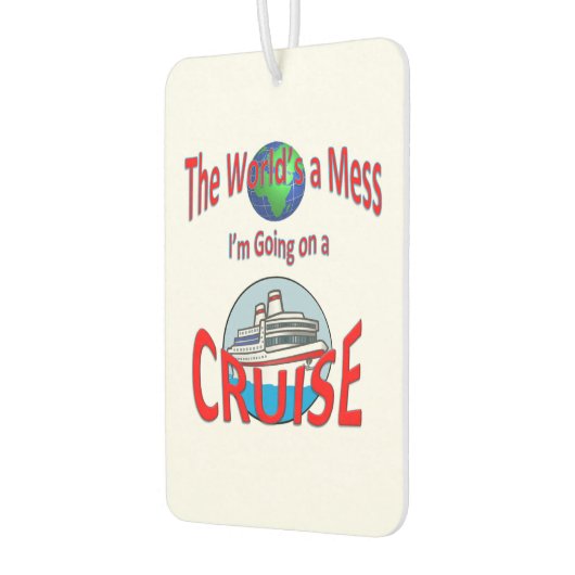 Grappige werelden een puinhoop gaan cruisen luchtverfrisser (Links)