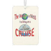 Grappige werelden een puinhoop gaan cruisen luchtverfrisser (Achterkant)