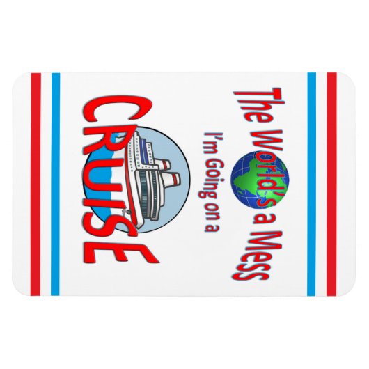 Grappige werelden een rommelcruise LRG Magneet (Horizontaal)