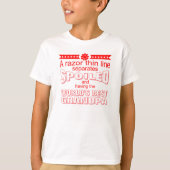grappige werelds beste bederf opa t-shirt (Voorkant)