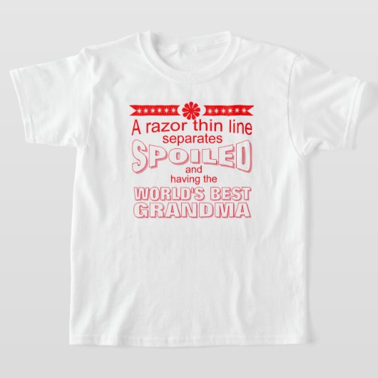 grappige werelds beste oma t-shirt (Laagn)