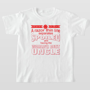 grappige werelds beste oom t-shirt