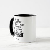 Grappige Werelds Beste Vuurwapeninstructeur Koffie Mok (Voorkant links)