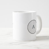 Grappige Werelds Oké Boekhouder Aangepaste Naam Grote Koffiekop (Voorkant rechts)