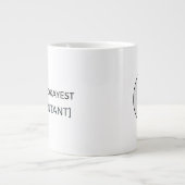 Grappige Werelds Oké Boekhouder Aangepaste Naam Grote Koffiekop (Voorkant)