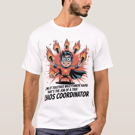 Grappige werk- en levenscitaten ontwerp t-shirt (Voorkant)