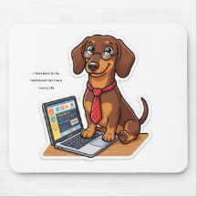 Grappige Werk Harde Dachshund Aangepaste Mok