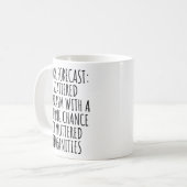 Grappige Werk Mok Sarcasme Collega Cadeau (Voorkant links)