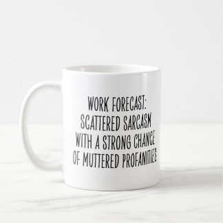 Grappige werkplek humor sarcasme vloeken collega koffiemok