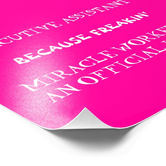 grappige werkquote foto afdruk (Hoek)