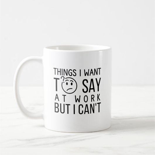 Grappige werkquote koffiemok (Links)