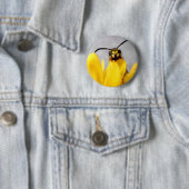 Grappige Wesp Ronde Button 5,7 Cm (In situ)