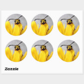 Grappige Wesp Ronde Sticker (Vel)