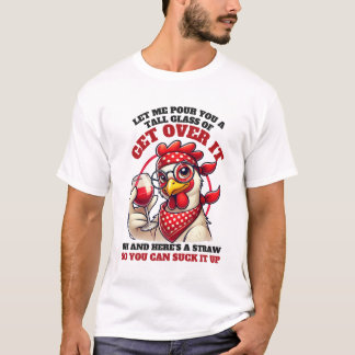 Grappige Western Kip Humor T-shirt