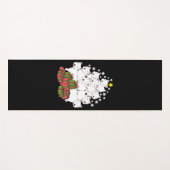 Grappige Westie Kerstboom Kerstmis Yogamat (Voorkant (horizontaal))