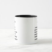 Grappige wet klerk definitie geschenken voor manne mok (Midden)