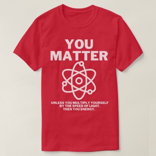 Grappige Wetenschap 6 T-shirt (Design voorkant)