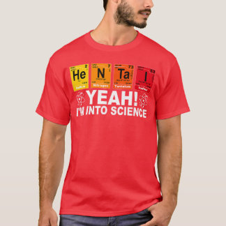 Grappige wetenschap en anime-lievende cadeau hilar t-shirt