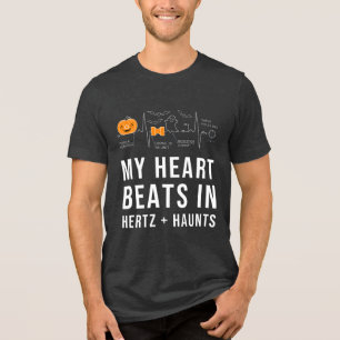 Grappige wetenschap- en techniek-Halloween Tri-Blend Shirt