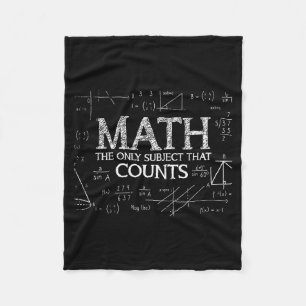 Grappige Wetenschap Nerd Wiskunde Het Enige Vak Da Fleece Deken