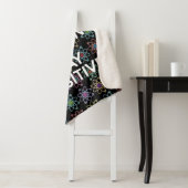 Grappige wetenschap Positief citaat Kleurrijk Atoo Sherpa Deken (In situ)