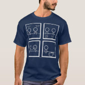 Grappige wetenschap Web Comic Chemistry meme grap T-shirt (Voorkant)