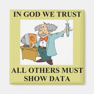 grappige wetenschappelijke grap magneet