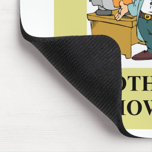 grappige wetenschappelijke grap muismat (Hoek)