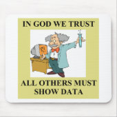 grappige wetenschappelijke grap muismat (Voorkant)