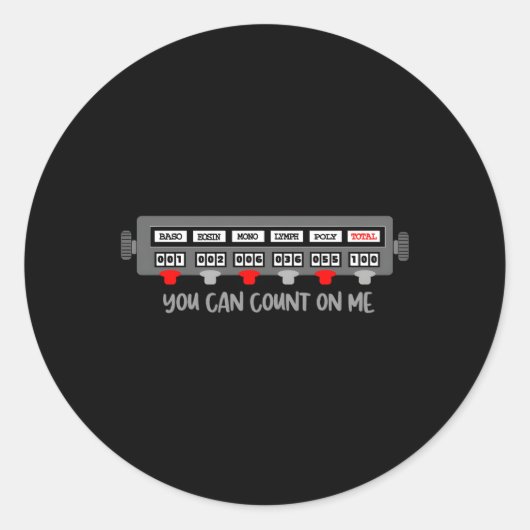 Grappige Wetenschapper Lab Tech Reken op mij Hemat Ronde Sticker (Voorkant)