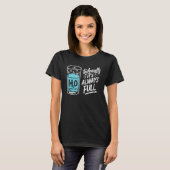 Grappige wetenschapsfysica leraar technisch glas A T-shirt (Voorkant volledig)