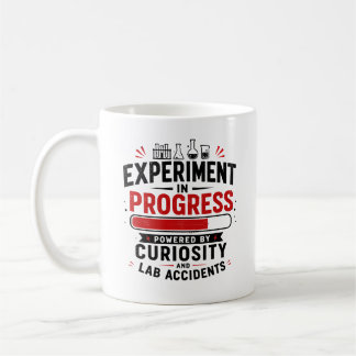 Grappige wetenschapsmok voor laboratoriumonderzoek koffiemok