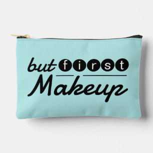 Grappige Whimsical Vintage Turquoise Make-up Reisb Etui