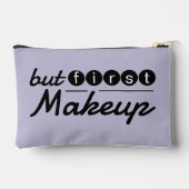 Grappige Whimsical Vintage Violet Make-up Reizen Etui (Achterkant)