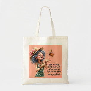 Grappige Whimsical Vrouw Tassen Tas