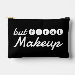 Grappige Whimsical Zwart-Wit Make-up Reizen Etui