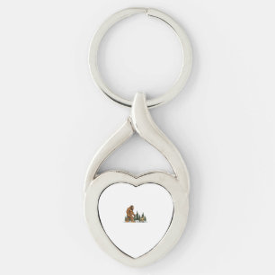 Grappige Whippet Bigfoot Hond Wandelhond Mama Papa Sleutelhanger