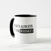 Grappige whiskey citaten alcohol uitspraken mok (Voorkant links)