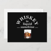 Grappige whiskey citaten drinken uitspraken briefkaart (Voorkant / Achterkant)