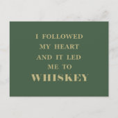 Grappige whiskey citaten drinken uitspraken briefkaart (Voorkant)