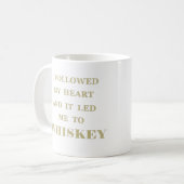 Grappige Whiskey citaten Koffiemok (Voorkant links)