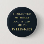 grappige whiskey citeert ronde button 5,7 cm (Voorkant)