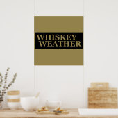 Grappige whiskey drink quotes poster (Keuken)