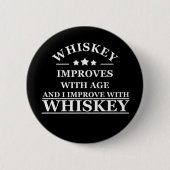grappige whiskey ronde button 5,7 cm (Voorkant)